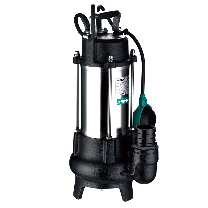 SHIMGE SUBMERSIBLE STEEL SUBMERSIBLE SEWAGE PUMP WVS75A2  1HP , 3 PH 415V